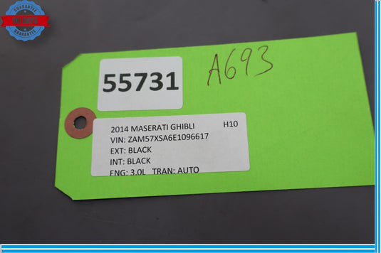14-17 Maserati Ghibli Center Console Right Side Panel Trim FA00AAE36720 Oem