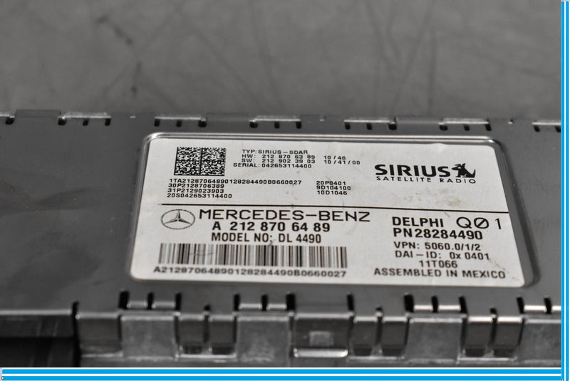 Load image into Gallery viewer, 10-17 Mercedes C250 CLS550 E550 W204 Sirius Satellite Radio Receiver Oem
