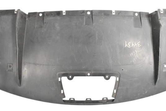 16-20 Tesla Model X Rear Bumper Tray Shield Tow Hitch Cover Black 105835600C Oem