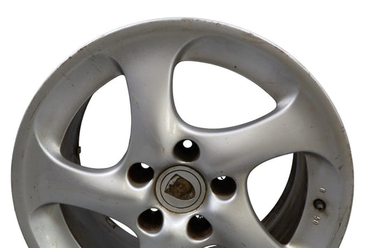 01-05 Porsche 911 996 Front Wheel Alloy Rim Disc 8x18 18" R18 ET50 Oem