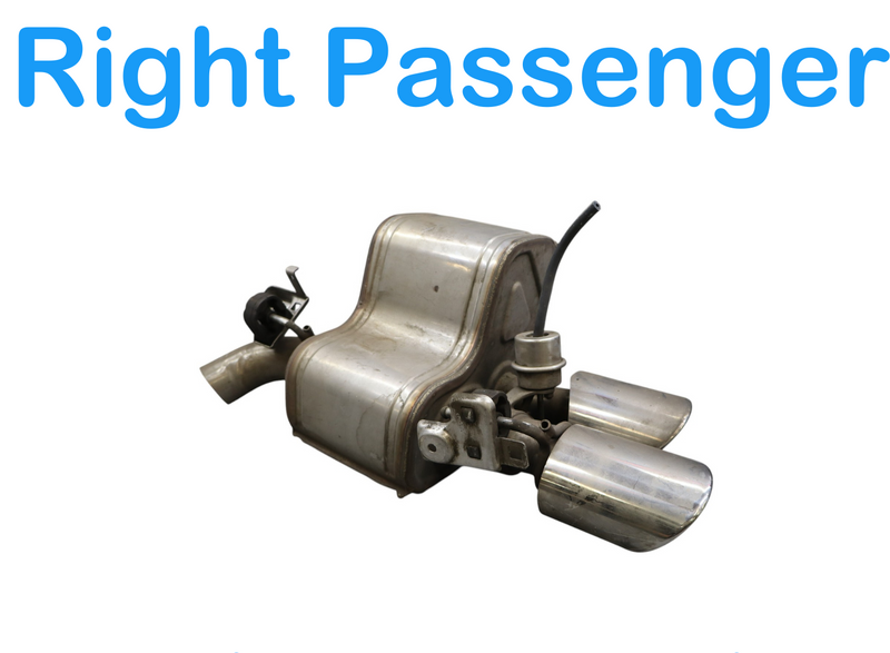 Load image into Gallery viewer, 14-19 Maserati Ghibli M157 Right Side Exhaust Muffler Baffle Tips Silencer Oem
