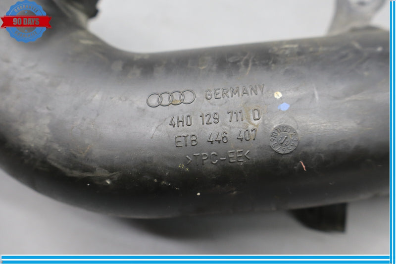 Load image into Gallery viewer, 11-12 Audi A8 Quattro Center Air Intake Hose Tube Suction Pipe 4H0129711D Oem
