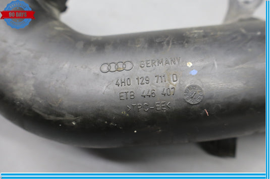 11-12 Audi A8 Quattro Center Air Intake Hose Tube Suction Pipe 4H0129711D Oem