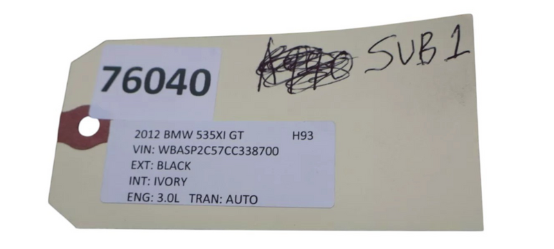 Load image into Gallery viewer, 10-17 BMW 535i GT xDrive Left Side Center Audio Sound Speaker Subwoofer Oem
