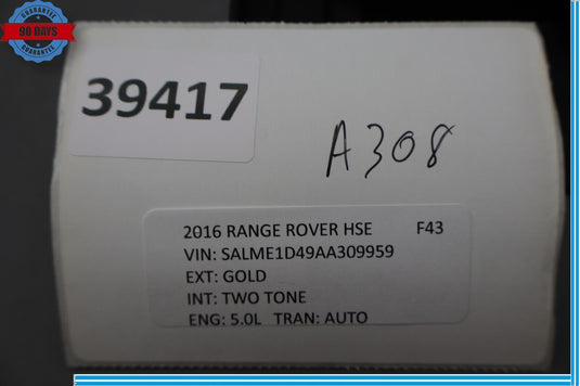 10-12 Land Rover Range Rover HSE Left Side Dash Dashboard Trim Cover Panel Oem