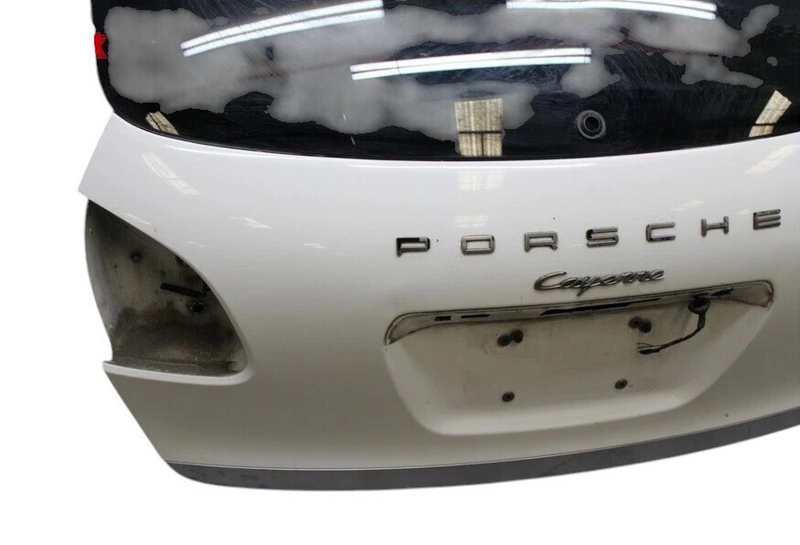 Load image into Gallery viewer, 11-14 Porsche Cayenne 958S Trunk Lid Liftgate Tailgate Hatch Shell White OEM
