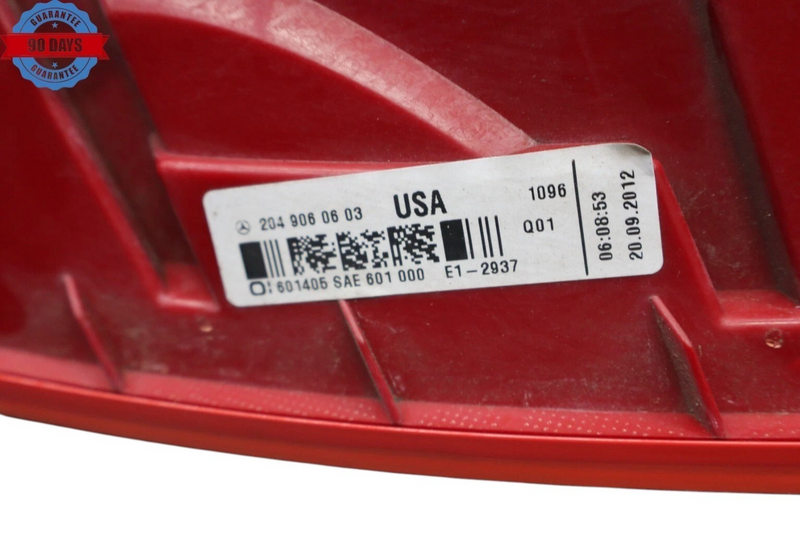 Load image into Gallery viewer, 12-14 Mercedes C250 C350 Left Driver Side Tail Light Lamp LED A2049060603 Oem
