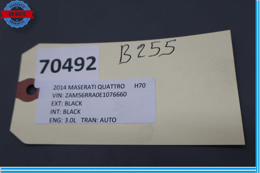 14-22 Maserati Quattroporte Ghibli S Rear Left Side Seat Belt Buckle Oem