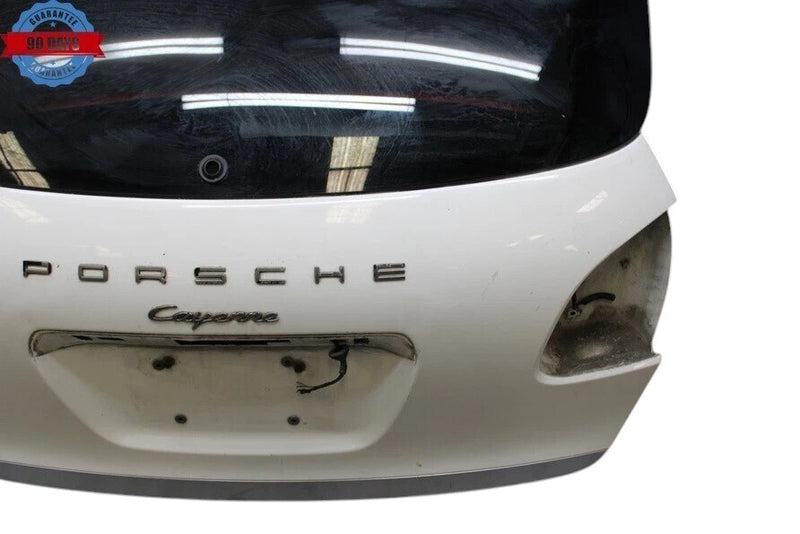 Load image into Gallery viewer, 11-14 Porsche Cayenne 958S Trunk Lid Liftgate Tailgate Hatch Shell White OEM
