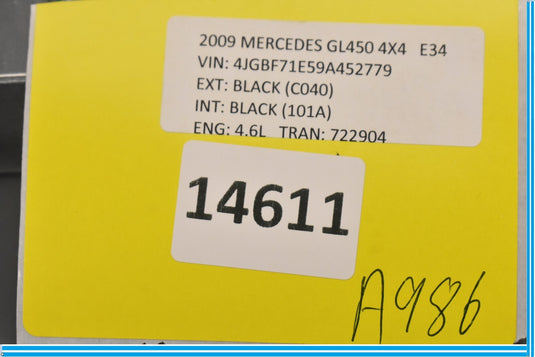 06-13 Mercedes GL550 GL450 Voice Communication Control Module Unit ECU Oem