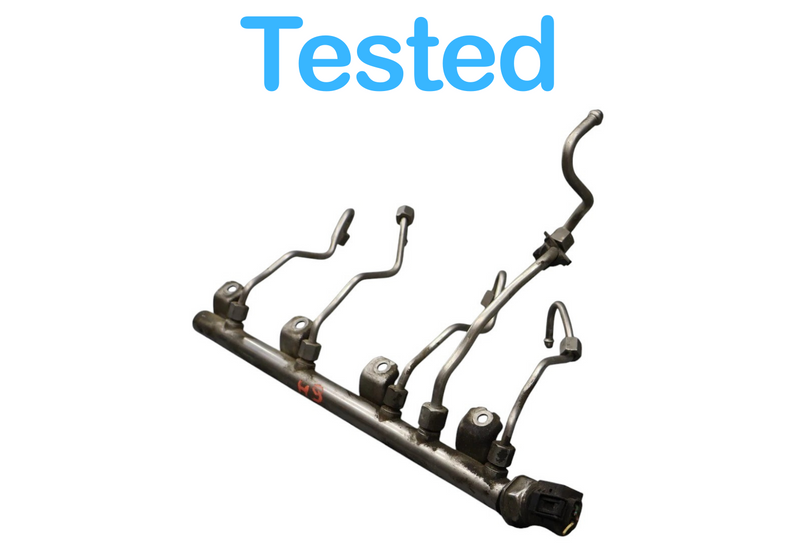 Load image into Gallery viewer, 08-17 BMW 750Li X6 650i High Pressure Fuel Injector Rail Tube 13537547600 Oem

