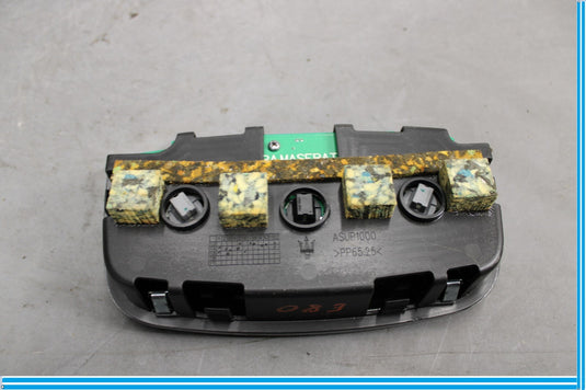 14-17 Maserati Ghibli Rear Overhead Dome Light Reading Lamp Module Black Oem