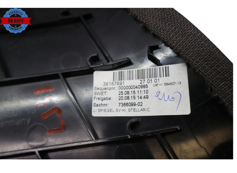 Load image into Gallery viewer, 14-21 BMW I01 i3 i3s Rear Left Driver Side Trim Panel Cover 51437306607 Oem
