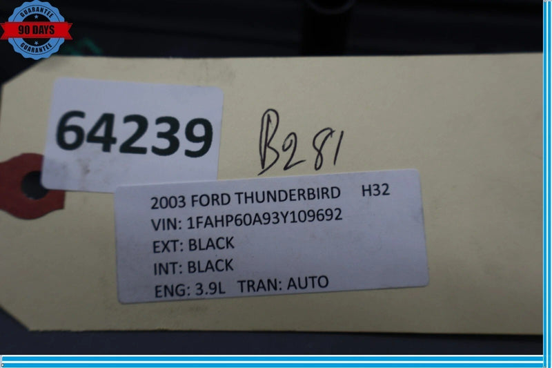 Load image into Gallery viewer, 02-05 Ford Thunderbird Right Side Inner Door Sill Trim Cover 1W637613200AFW OEM
