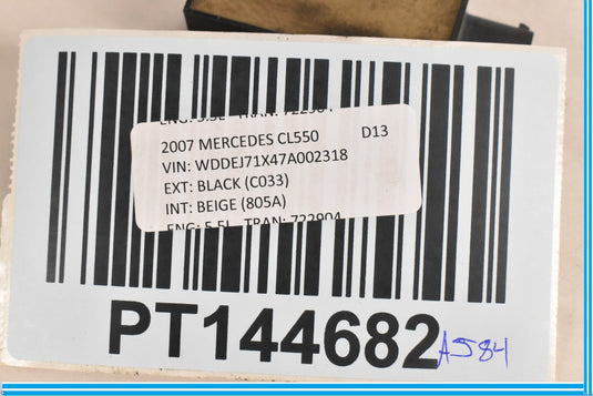 07-14 Mercedes CL550 S550 W216 Right Tire Pressure Sensor Control Module Oem