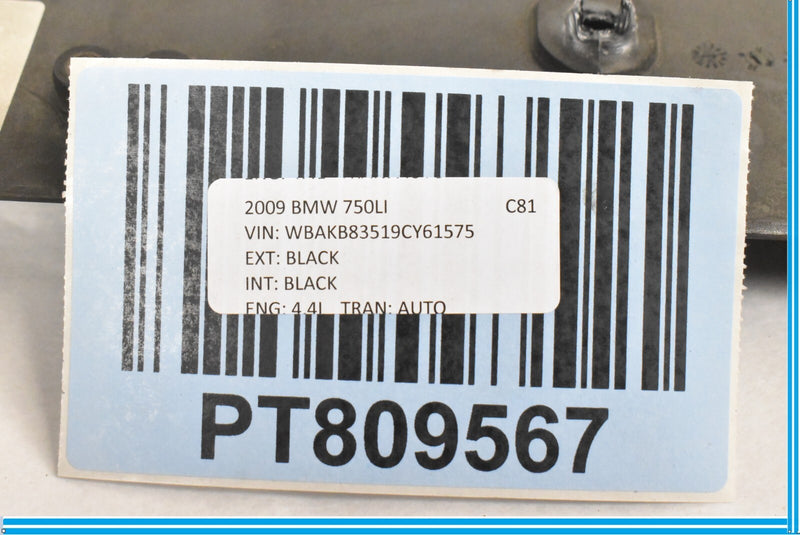 Load image into Gallery viewer, BMW F01 F02 740 750 REAR TRUNK LID LICENSE PLATE MOLDING TRIM COVER PANEL BLACK
