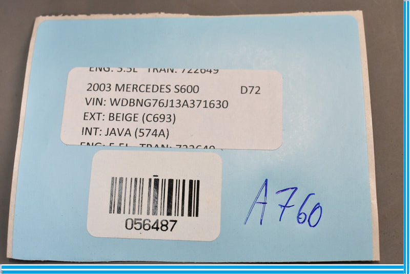 Load image into Gallery viewer, 00-06 Mercedes S500 S600 W220 Front Right Passenger Bose Door Audio Speaker  Oem
