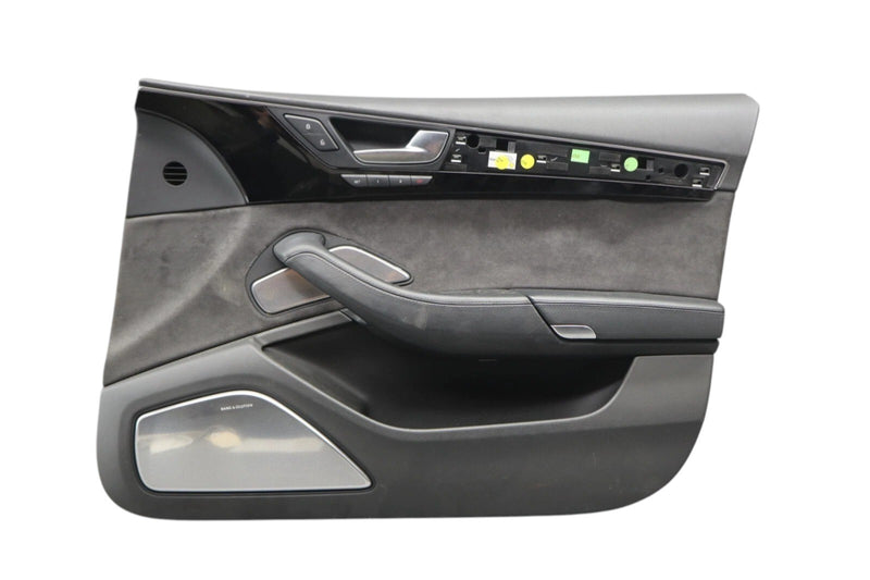 Load image into Gallery viewer, 11-18 Audi A8 Quattro Front Right Passenger Side Interior Door Panel Black Oem
