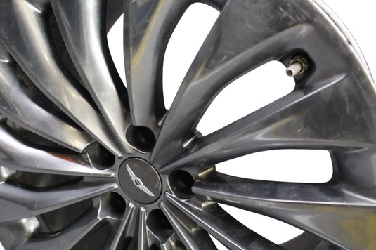 17-19 Hyundai Genesis G90 19" Front Alloy Wheel Rim 15 Spoke 52910D2210 Oem