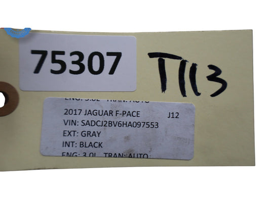 17-20 Jaguar F-Pace Front Right Passenger Side Floor Mat HK8M130A88BA Oem