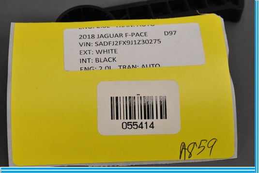18-20 Jaguar E-Pace Hood Lock Latch Release Lever Handle Pull Switch Oem