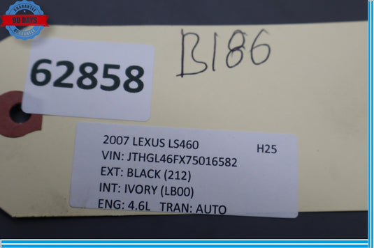 07-17 Lexus LS460 LS600h XF40 Rear Fuel Gas Tank Lid Door Opener Actuator Oem