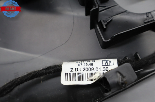 10-14 Mercedes C250 C300 Front Left Side Seat Switch Trim Outer Cover Black Oem