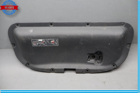 05-08 Chrysler Crossfire Rear Convertible Trunk Lid Plastic Cover Panel Oem
