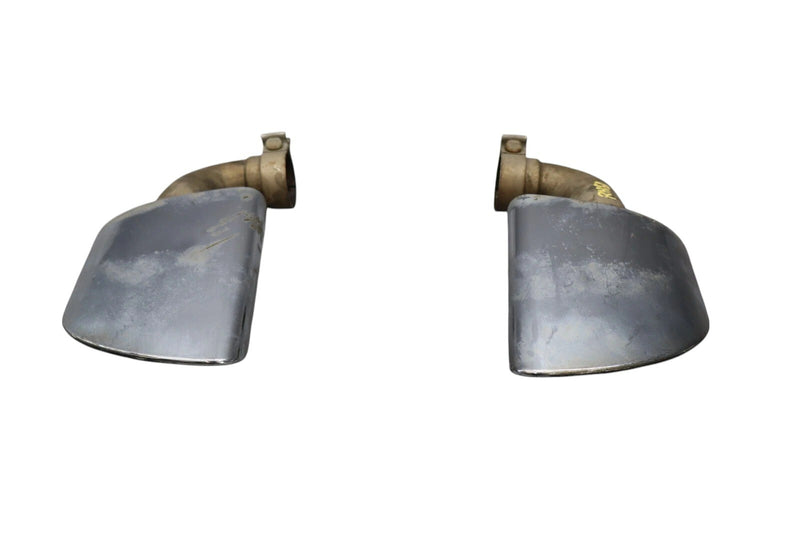 Load image into Gallery viewer, 11-17 Volkswagen Touareg Rear Left &amp; Right Side Exhaust Tail Pipe Tip Set Oem
