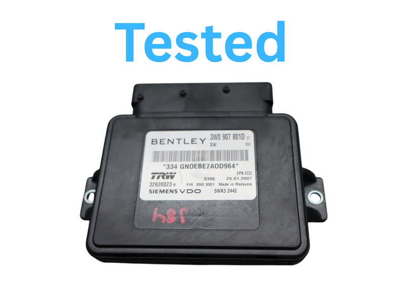 Load image into Gallery viewer, 03-14 Bentley Continental Electronic Parking Brake Control Module 3W0907801H Oem
