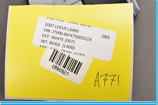 07-09 Lexus LS460 Smart Door Receiver Control Module Unit 8974050060 Oem