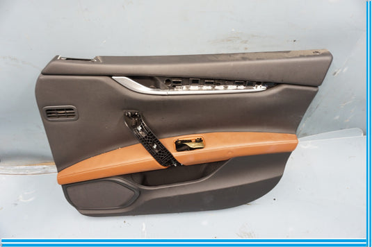14-22 Maserati Ghibli Front Right Passenger Side Interior Door Panel Oem