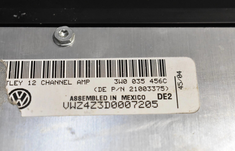 Load image into Gallery viewer, 03-08 Bentley Continental Radio Audio Sound System Amplifier Amp 3W0035456C Oem
