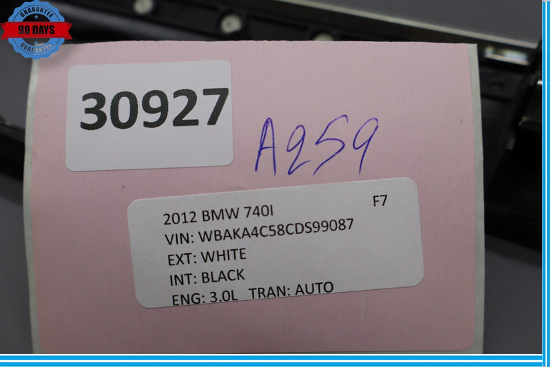 Load image into Gallery viewer, 09-15 BMW 740i 750i 750Li F02 Dashboard Headlight Switch Panel Trim Oem
