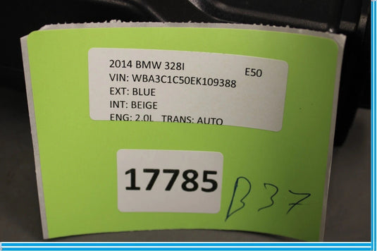 12-21 BMW 320i 328i F30i Right Side Under Seat Floor Audio Speaker Subwoofer OEM