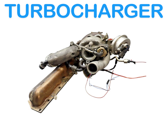 03-08 Bentley Continental GTC GT 6.0L Left Side Turbocharger  Turbo Manifold OEM