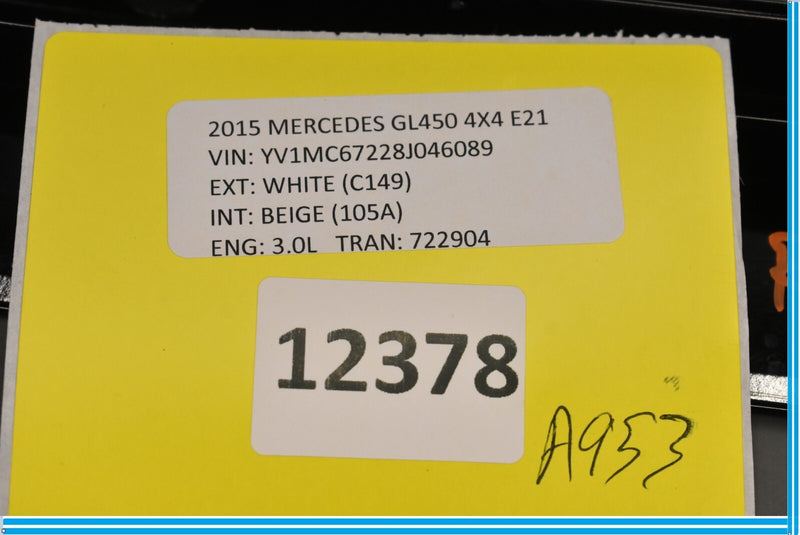 Load image into Gallery viewer, 13-16 Mercedes GL450 X166 Rear Left Driver Side Door Window Molding Oem
