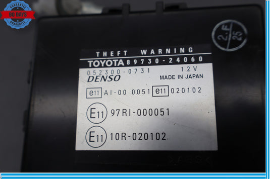 02-05 Lexus SC430 Z40 Anti Theft Warning Alarm Control Module Unit ECU Oem