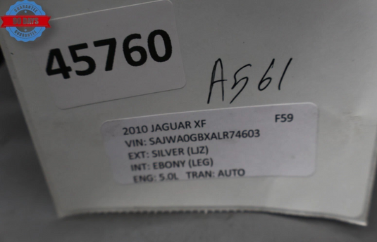 10-15 Jaguar XF XFR X250 Engine Motor Throttle Body 8W939F991CA OEM
