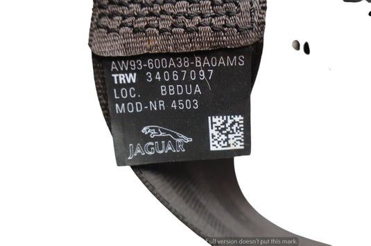 10-13 Jaguar X351 XJ XJR XJL Rear Middle Seat Belt Seatbelt Retractor Oem