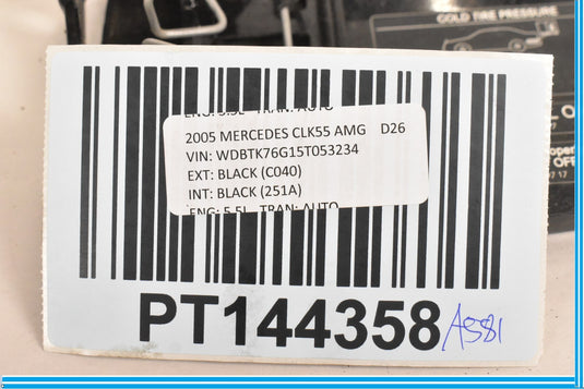 03-09 Mercedes W209 CLK55 AMG CLK500 Gas Fuel Tank Door Lid Cover Oem
