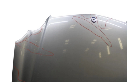 03-08 Mercedes R230 SL500 SL550 SL55 Front Hood Bonnet Cover Shell Panel OEM