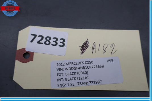 08-14 Mercedes  W204 C350 C250 Front Right Door Scuff Sill Plate Cover Trim Oem
