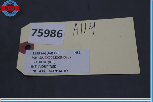 97-06 Jaguar X100 XK8 XKR Front Left Driver Side Door Sound Audio Speaker Oem