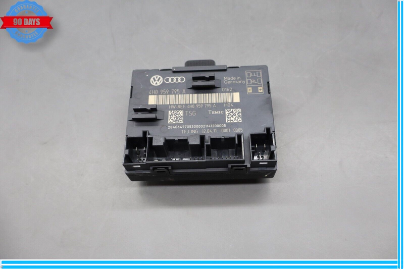 Load image into Gallery viewer, 11-12 Audi A8 Quattro Rear Left Driver Side Door Control Module 4H0959795A Oem
