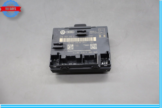 11-12 Audi A8 Quattro Rear Left Driver Side Door Control Module 4H0959795A Oem
