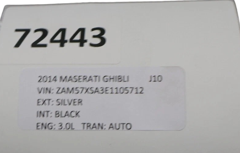 Load image into Gallery viewer, 14-22 Maserati Ghibli M157 Rear Left Side Door Window Auto Glass 670038124 Oem
