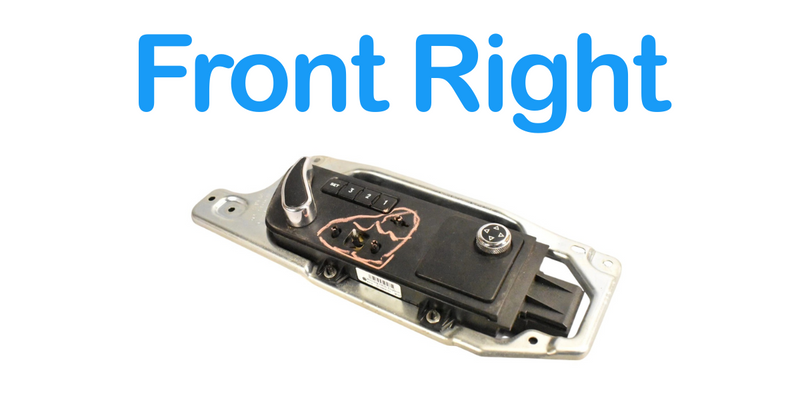 Load image into Gallery viewer, 05-08 Bentley Continental GT Front Right Seat Control Switch Adjust Memory Oem
