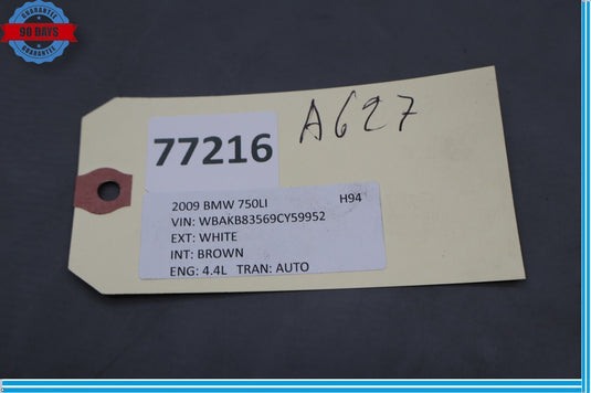 09-15 BMW 740i 750Li xDrive Rear Left Side Seatbelt Seat Belt Retractor Oem