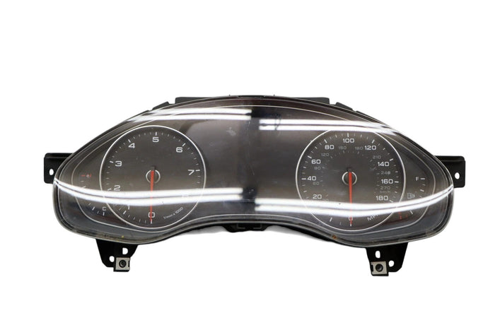 12-13 Audi A6 A6 Quattro A7 Instrument Cluster Gauge Speedometer Black OEM